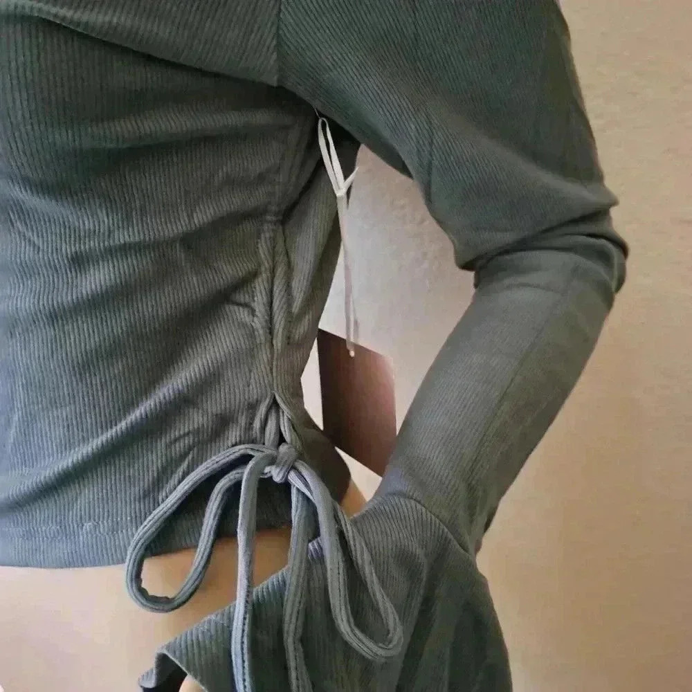 TEE RIBBED CROP - Picture 3 of 7
